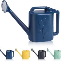 Indoor Plant Watering Can Long Spout 90oz - Stainless Steel Head - Small Flower Watering Pot 2.8L