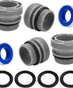 Intex Pool Hose Adapter Conversion Kit - 1.25" to 1.5" Fittings - Upgrade Your System