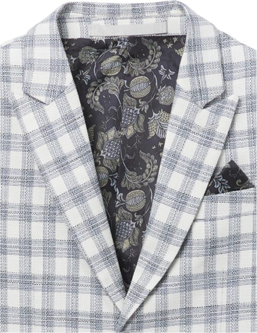 Isaac Mizrahi Boys' 2-Piece Check Suit - Stylish Contrast Blazer & Pants Set - Image 3