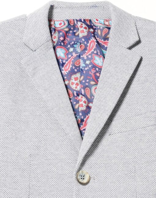 Isaac Mizrahi Boys' Slim Fit Birdseye Suit - Solid Dresswear for Kids - Image 3