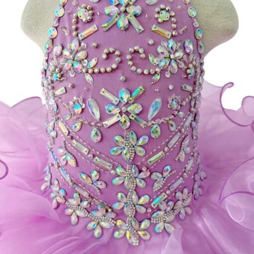 Jenniferwu Handmade Beaded Pageant Dress - Toddler & Baby Girl Princess Gown - Image 2