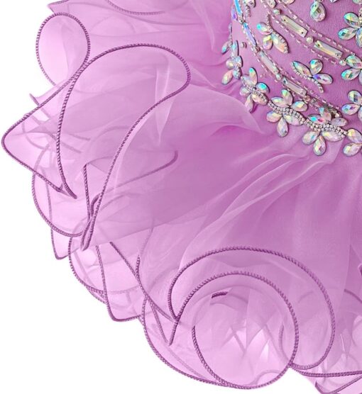 Jenniferwu Handmade Beaded Pageant Dress - Toddler & Baby Girl Princess Gown - Image 3