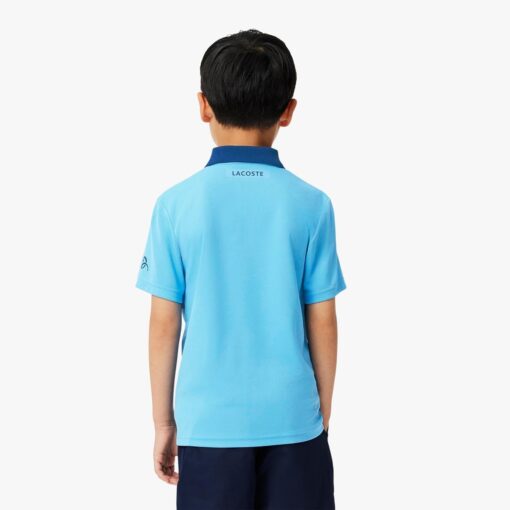 Lacoste Boys' Novak Djokovic Tennis Polo Shirt - Performance & Style - Image 2