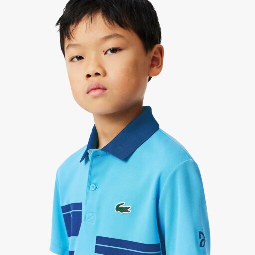 Lacoste Boys' Novak Djokovic Tennis Polo Shirt - Performance & Style - Image 3