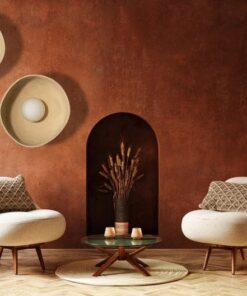 Large Ceramic Wall Sconce - Modern Cylinder Lamp for Bedroom & Living Room Lighting - Natural White Fixture