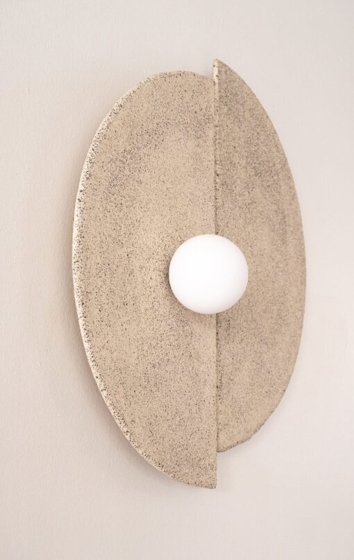 Large Ceramic Wall Sconce - Modern Handmade Wall Lamp - Home Lighting Item - Image 2