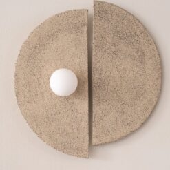 Large Ceramic Wall Sconce - Modern Handmade Wall Lamp - Home Lighting Item