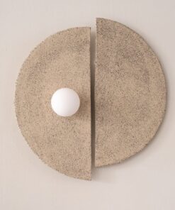 Large Ceramic Wall Sconce - Modern Handmade Wall Lamp - Home Lighting Item