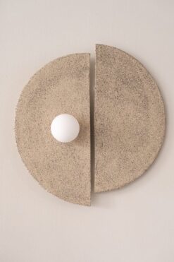 Large Ceramic Wall Sconce - Modern Handmade Wall Lamp - Home Lighting Item