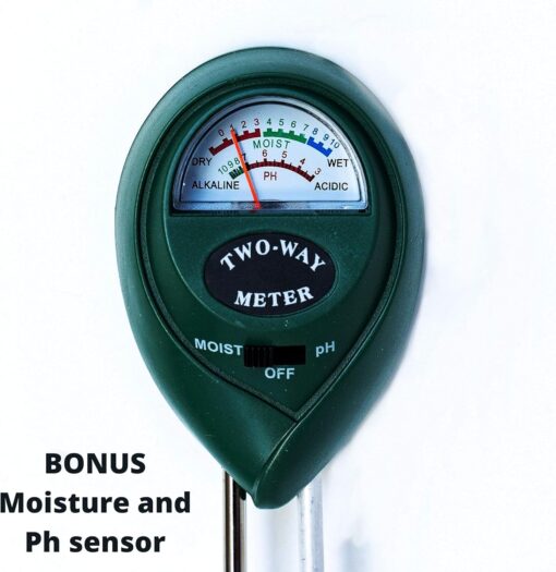 Large Plant Watering Globes - Self Watering Bulbs for Indoor & Outdoor Plants + Moisture Meter - Cotswold Homeware - Image 2