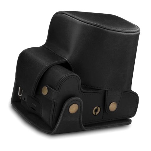 Leather Camera Case for Leica V-Lux 5 & Panasonic Lumix DC-FZ1000 II - Premium Protection - Image 6