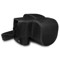 Leather Camera Case for Leica V-Lux 5 & Panasonic Lumix DC-FZ1000 II - Premium Protection
