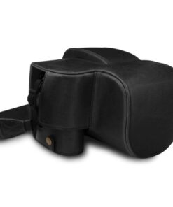 Leather Camera Case for Leica V-Lux 5 & Panasonic Lumix DC-FZ1000 II - Premium Protection