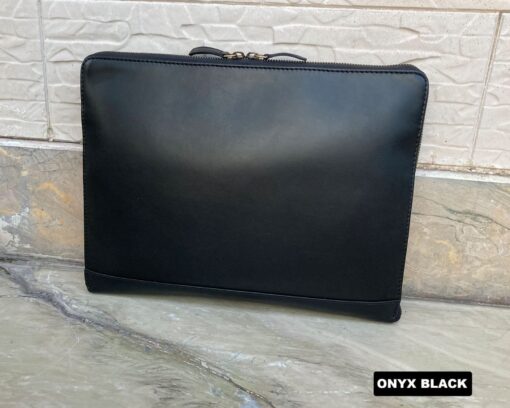 Leather Laptop Organizer Case - Fits 13-17" MacBook, HP, Dell - Document Pocket Portfolio - Image 5