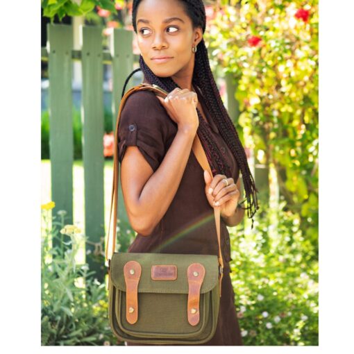 MegaGear Sequoia Canvas Camera Bag for DSLR/SLR Mirrorless Cameras - Canon, Nikon, Sony + Lenses - Image 2
