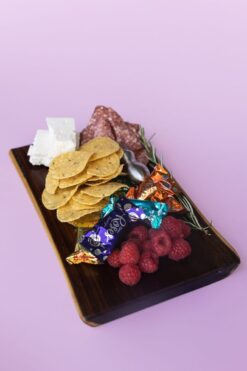 Meze Board Set - Charcuterie Board Platter with Bowls & Serving Utensils - Large Acacia Wood Cheese Board for Appetizers, Tapas & Entertaining