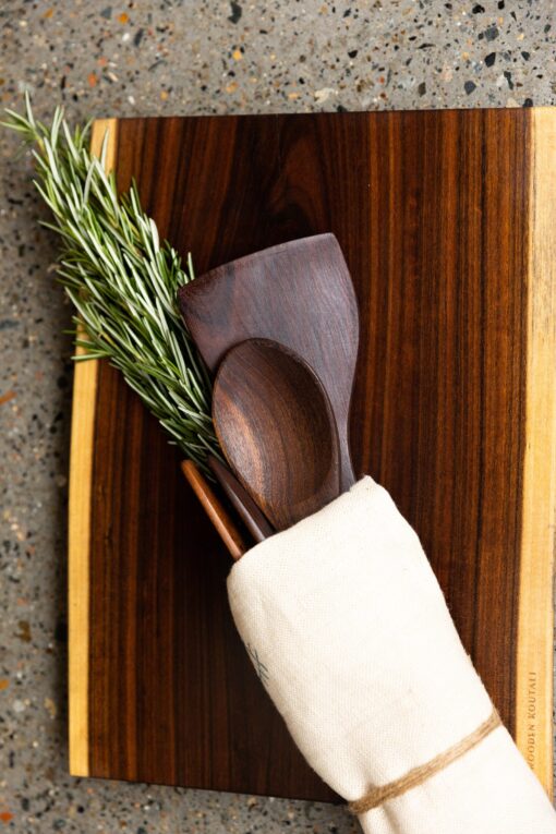 Meze Board Set - Charcuterie Board Platter with Bowls & Serving Utensils - Large Acacia Wood Cheese Board for Appetizers, Tapas & Entertaining - Image 2