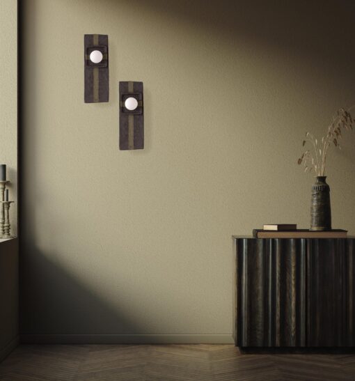 Modern Ceramic Wall Sconce - Handmade Minimalist Lamp - Home Decor Lighting - Item Idea - Image 2