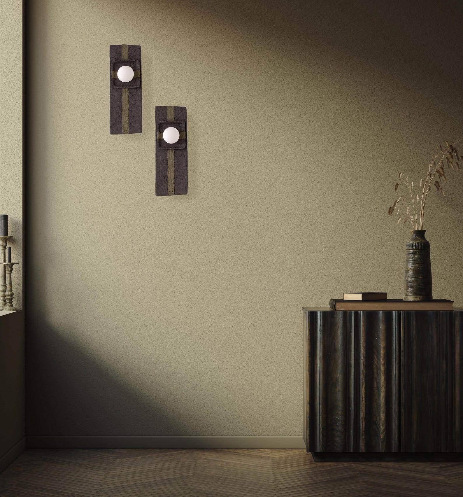 Modern Ceramic Wall Sconce - Handmade Minimalist Lamp - Home Decor Lighting - Item Idea - Image 2