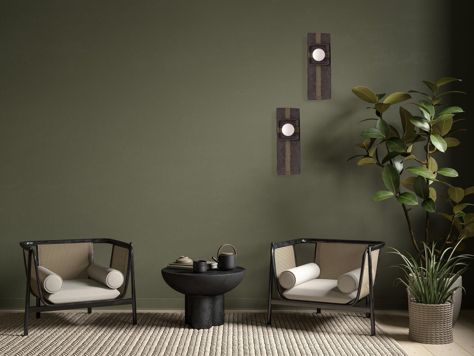 Modern Ceramic Wall Sconce - Handmade Minimalist Lamp - Home Decor Lighting - Item Idea - Image 4