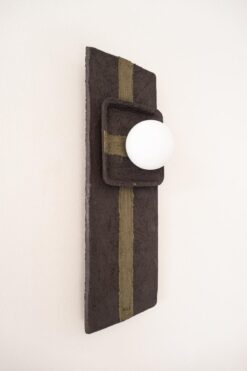 Modern Ceramic Wall Sconce - Handmade Minimalist Lamp - Home Decor Lighting - Item Idea