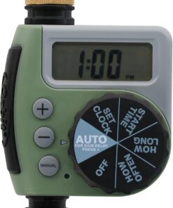 Orbit 62056 Single-Dial Hose Faucet Timer - Easy-to-Use Water Timer for Garden & Lawn