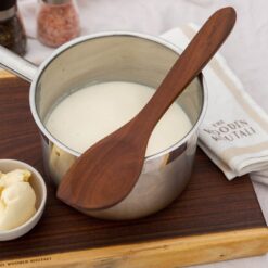 Papou's Pot Stirrer - Left Handed Wooden Spatula - Greek Cooking Utensil - Olive Wood Kitchen Tool