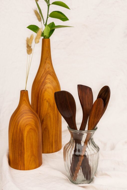Papou's Pot Stirrer - Right Handed Wooden Spurtle - Authentic Greek Kitchen Tool - Olive Wood Cooking Utensil - Image 3
