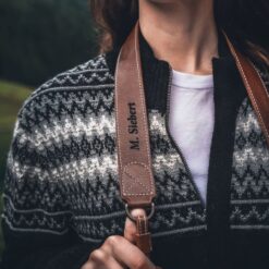 Personalized Leather Camera Strap - Custom Engraved DSLR Strap Item for Photographers - Him & Her