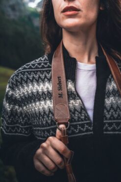 Personalized Leather Camera Strap - Custom Engraved DSLR Strap Item for Photographers - Him & Her
