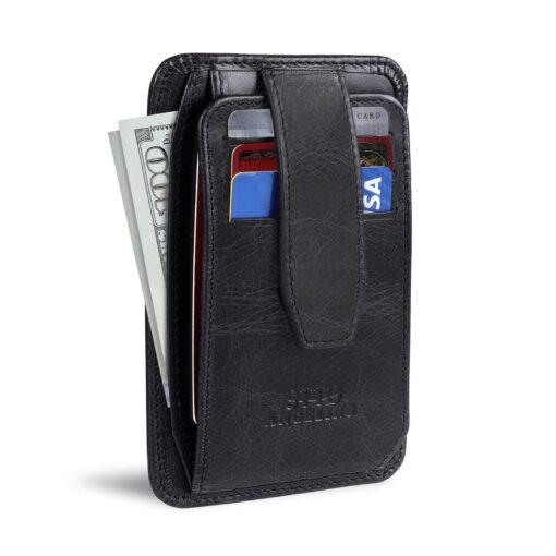 Personalized Leather Card Holder Wallet - Minimalist, Handcrafted, Custom Engraved - Image 2
