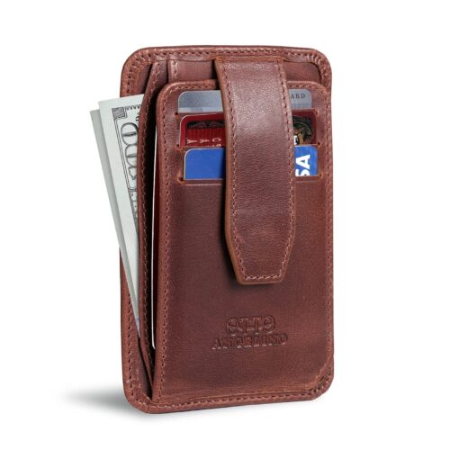 Personalized Leather Card Holder Wallet - Minimalist, Handcrafted, Custom Engraved - Image 4