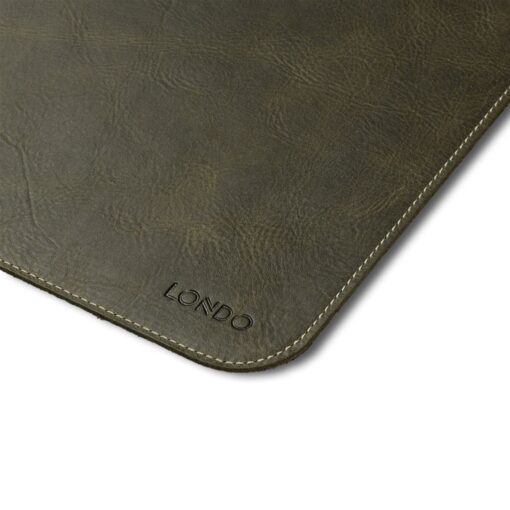 Personalized Leather Mouse Pad - Large Custom Desk Mat - Handcrafted Top Grain Leather - Extended Size - Monogrammed Office Decor - Image 6