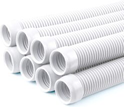 POOLWHALE 1.5" x 8' Pool Vacuum Hose Replacement - Heavy Duty Spa Cleaner Hose