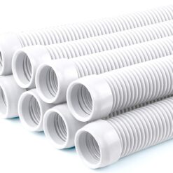 POOLWHALE 1.5" x 8' Pool Vacuum Hose Replacement - Heavy Duty Spa Cleaner Hose