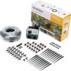 Raindrip Automatic Drip Irrigation Watering Kit - Timer, 20 Drippers - Waters 20 Plants