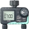 RAINPOINT 2-Zone Smart Garden Hose Timer - Programmable Sprinkler with Rain Delay - Automatic Irrigation System for Lawn & Yard