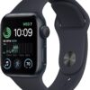 Renewed Apple Watch SE 2nd Gen (GPS + Cellular) 40mm Midnight Aluminum - Midnight Sport Band (M/L) - Excellent Condition