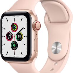Renewed Apple Watch SE 40mm Gold Aluminum Pink Sand GPS Cellular - Excellent Condition