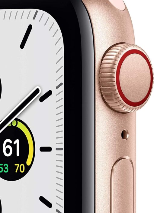 Renewed Apple Watch SE 40mm Gold Aluminum Pink Sand GPS Cellular - Excellent Condition - Image 2