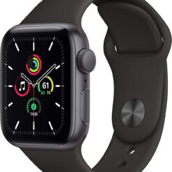 Renewed Apple Watch SE 40mm Space Gray - Black Sport Band (GPS) - Excellent Condition