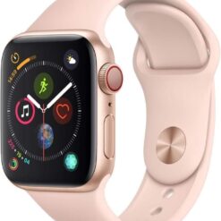 Renewed Apple Watch Series 4 (GPS + Cellular) 40mm Gold Aluminum - Pink Sand Band