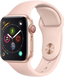 Renewed Apple Watch Series 4 (GPS + Cellular) 40mm Gold Aluminum - Pink Sand Band