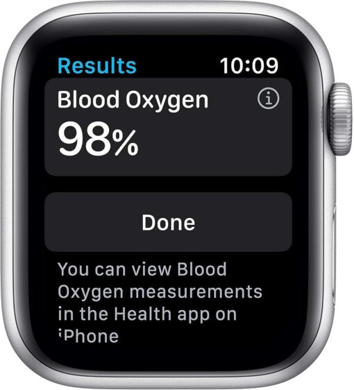 Renewed Apple Watch Series 6 (GPS, 40mm) Silver Aluminum - White Sport Band - Image 3