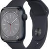 Renewed Apple Watch Series 8 GPS 41mm Midnight Aluminum - Midnight Sport Band M/L