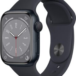 Renewed Apple Watch Series 8 GPS 41mm Midnight Aluminum - Midnight Sport Band M/L