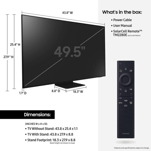 Renewed SAMSUNG 50-Inch QLED 4K Smart TV - QN50Q60B - Alexa Built-In - Image 2