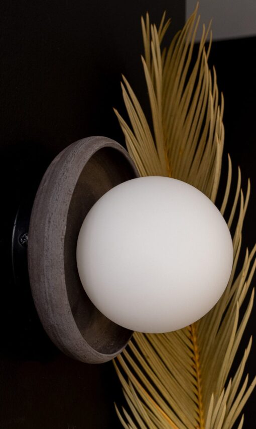 Rustic Black Ceramic Wall Sconce - Modern Farmhouse Bedside Lamp - Home Decor Lighting - Image 3