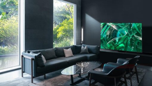 SAMSUNG 55-Inch S95C OLED 4K Smart TV (Renewed) - Quantum HDR, Dolby Atmos, Gaming Hub - Image 3