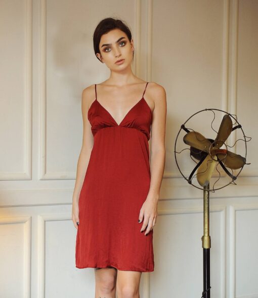 Silk Nightgown for Women - Bridal Lingerie Honeymoon Slip Dress - Luxury Sleepwear - Image 2